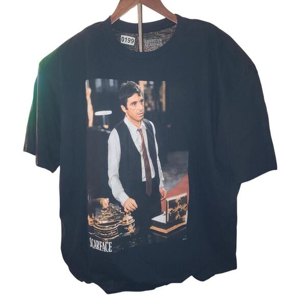 American Classics Scarface Graphic Tee - Black Size 3XL - Picture 1 of 4